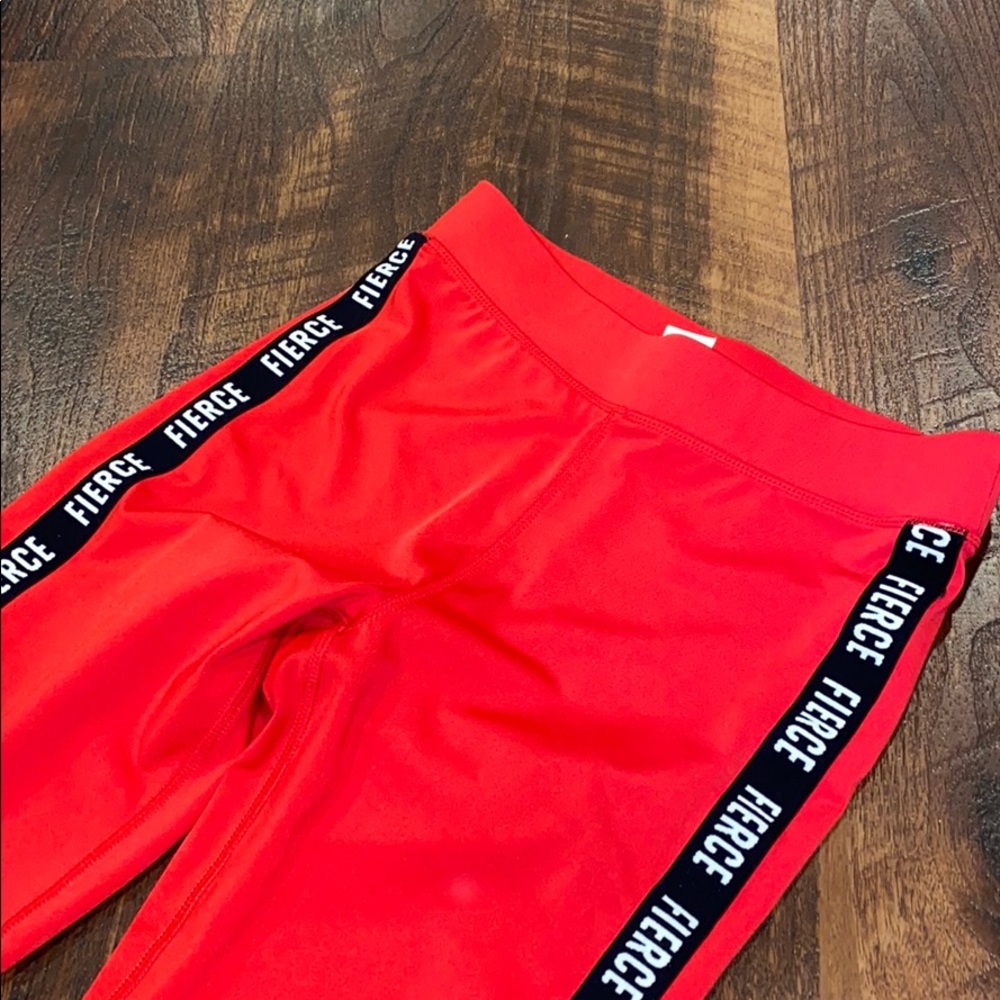 FIERCE red leggings